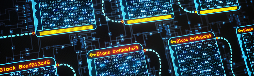 Blockchain in der Logistik - Speicherung der Daten via Binärcode